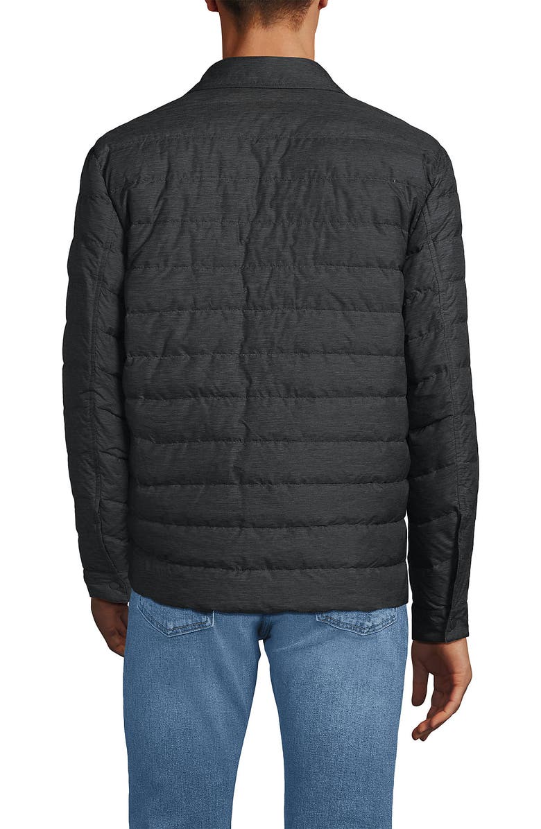 Lands' End Wanderweight Packable Down Shirt Jacket, Alternate, color, 