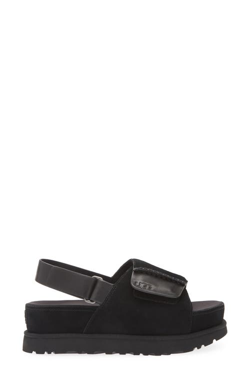 Ugg ® Goldenstar Platform Slingback Sandal In Black