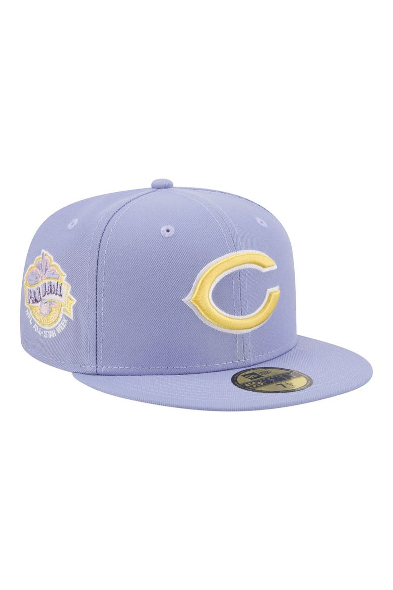 Men's New Era Light Purple Chicago Bears Lavender Bloom 59FIFTY Fitted Hat, Main, color, Light Purple