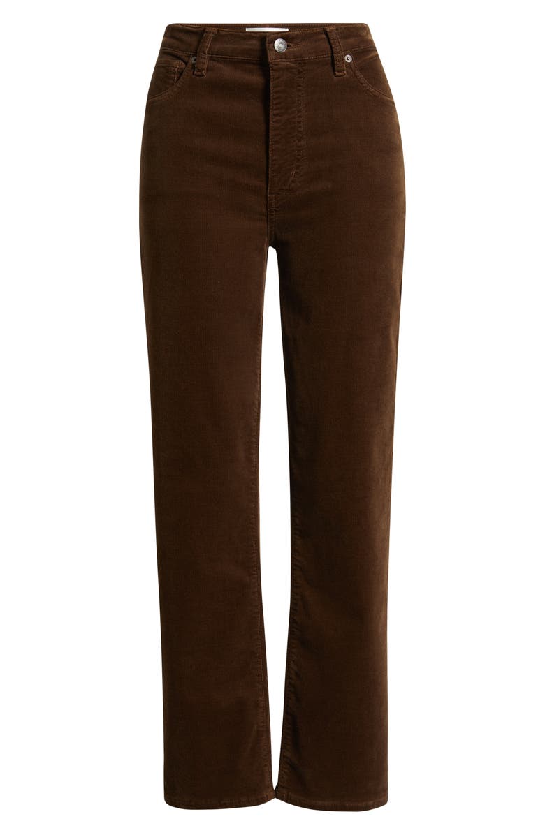 FRAME Le Sleek Corduroy Ankle Straight Leg Pants, Alternate, color,
