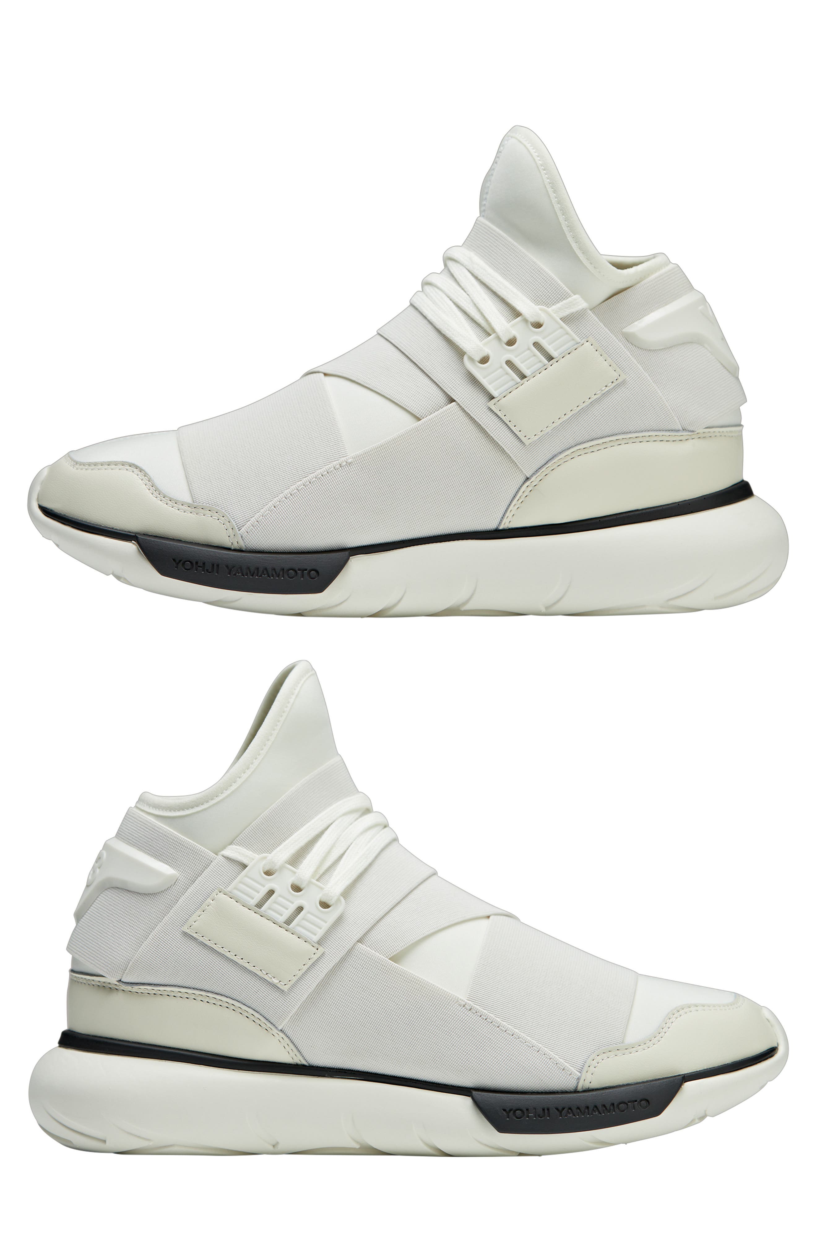 adidas Qasa Sneaker, Alternate, color, Off White/ Cream White/ Black