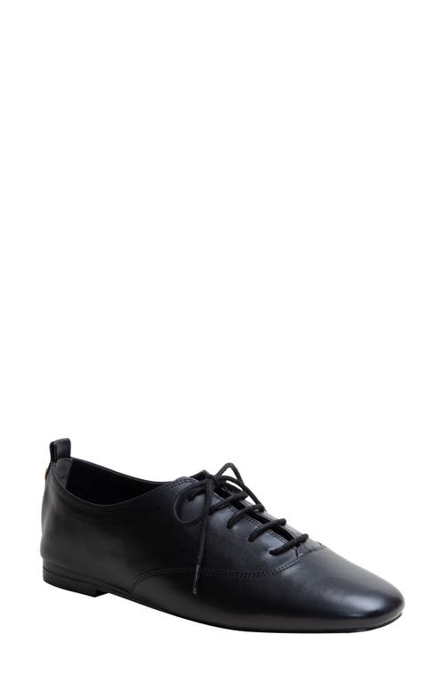 Linea Paolo Mirna Oxford Flat In Black