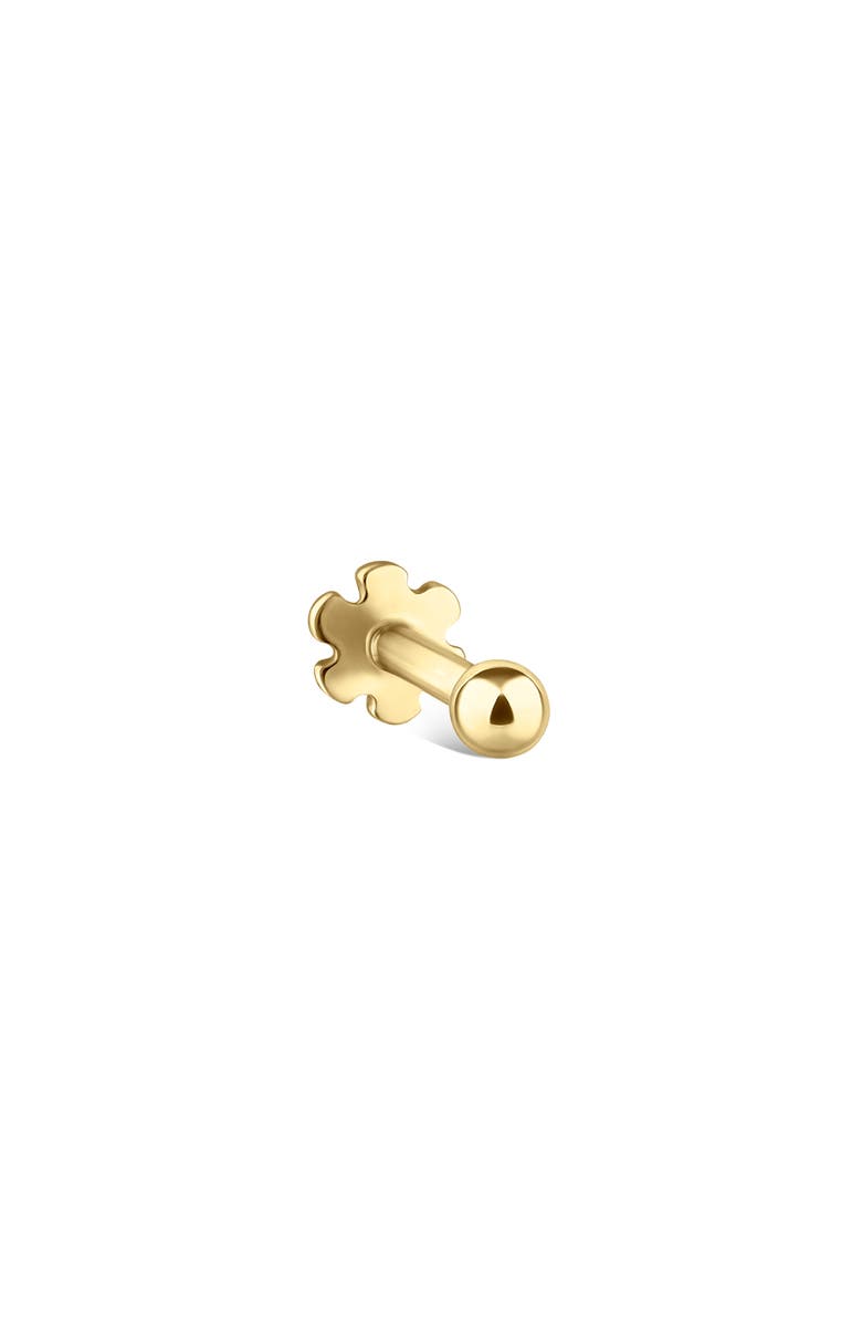 MARIA TASH Ball Single Threaded Stud Earring, Main, color, Yellow Gold