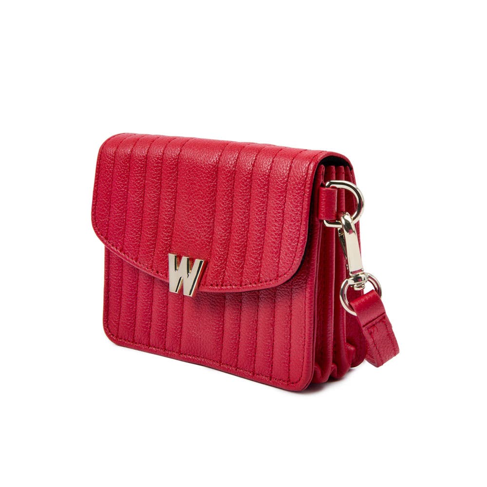 Mimi Mini Bag with Wristlet & Lanyard, Alternate, color, Red