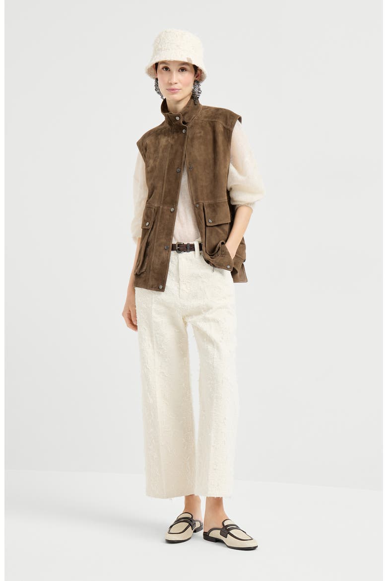 Contemporary Square trousers, Alternate, color, Ivory