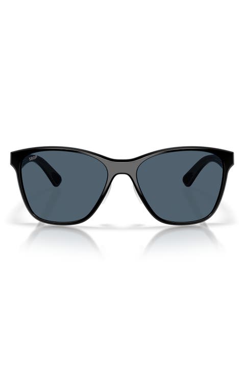 Luna Nueva 57mm Polarized Butterfly Sunglasses