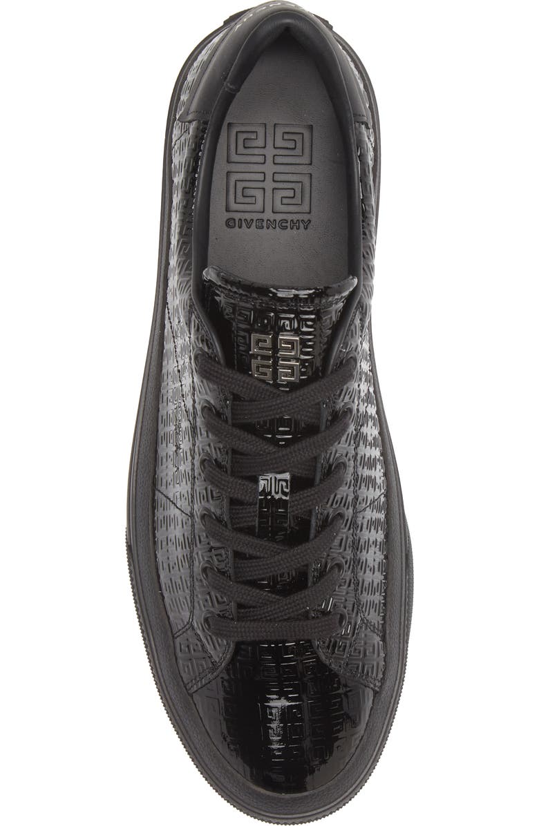 Givenchy City Sport 4G Debosssed Leather Sneaker, Alternate, color,