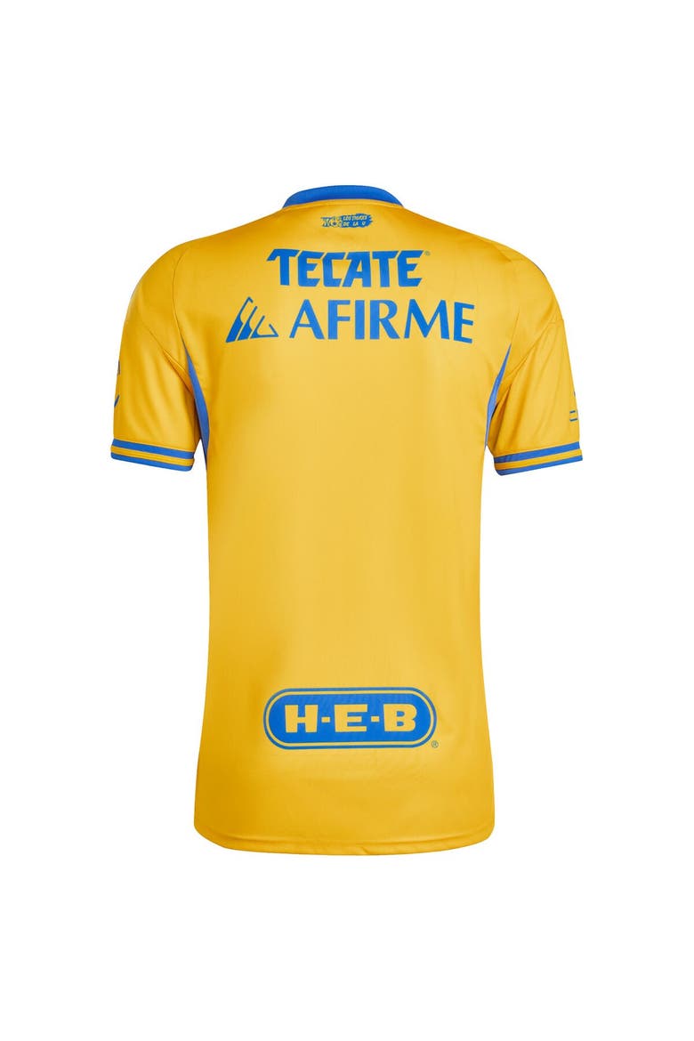 Men's adidas Gold Tigres UANL 2025/26 Home Replica Jersey, Alternate, color, Gold