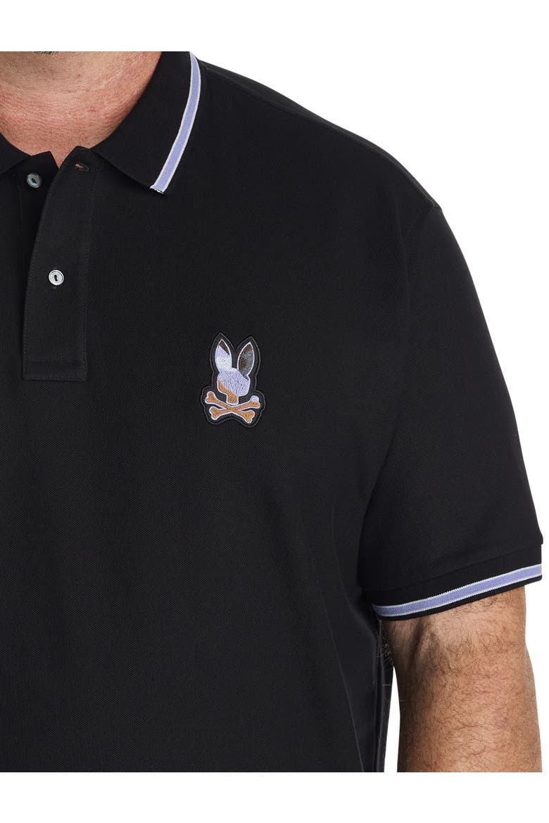 Big & Tall Dante Polo Shirt, Alternate, color, BLACK