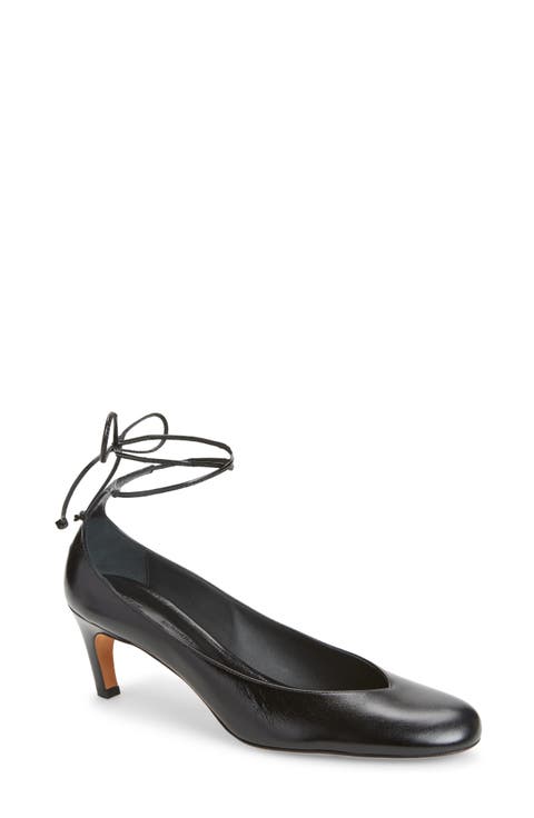 Uma Tie Kitten Heel Pump (Women)