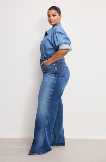 Soft-Tech Good Skate High Waist Wide Leg Jeans