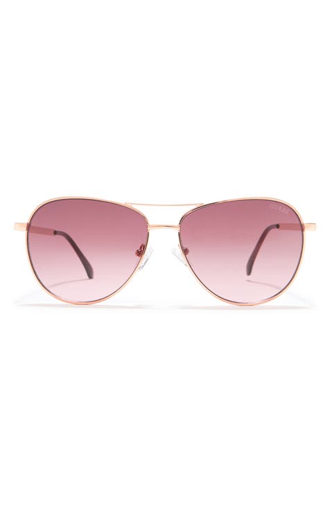 58mm Aviator Sunglasses