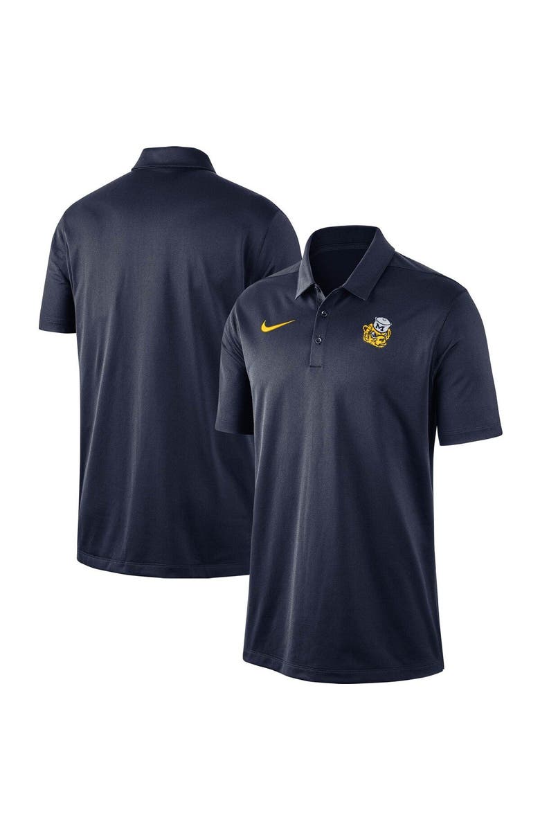 Nike Men's Nike Navy Michigan Wolverines Franchise Logo Performance Polo, Main, color, 