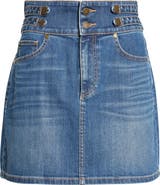 Ramy Brook Liv Denim Miniskirt