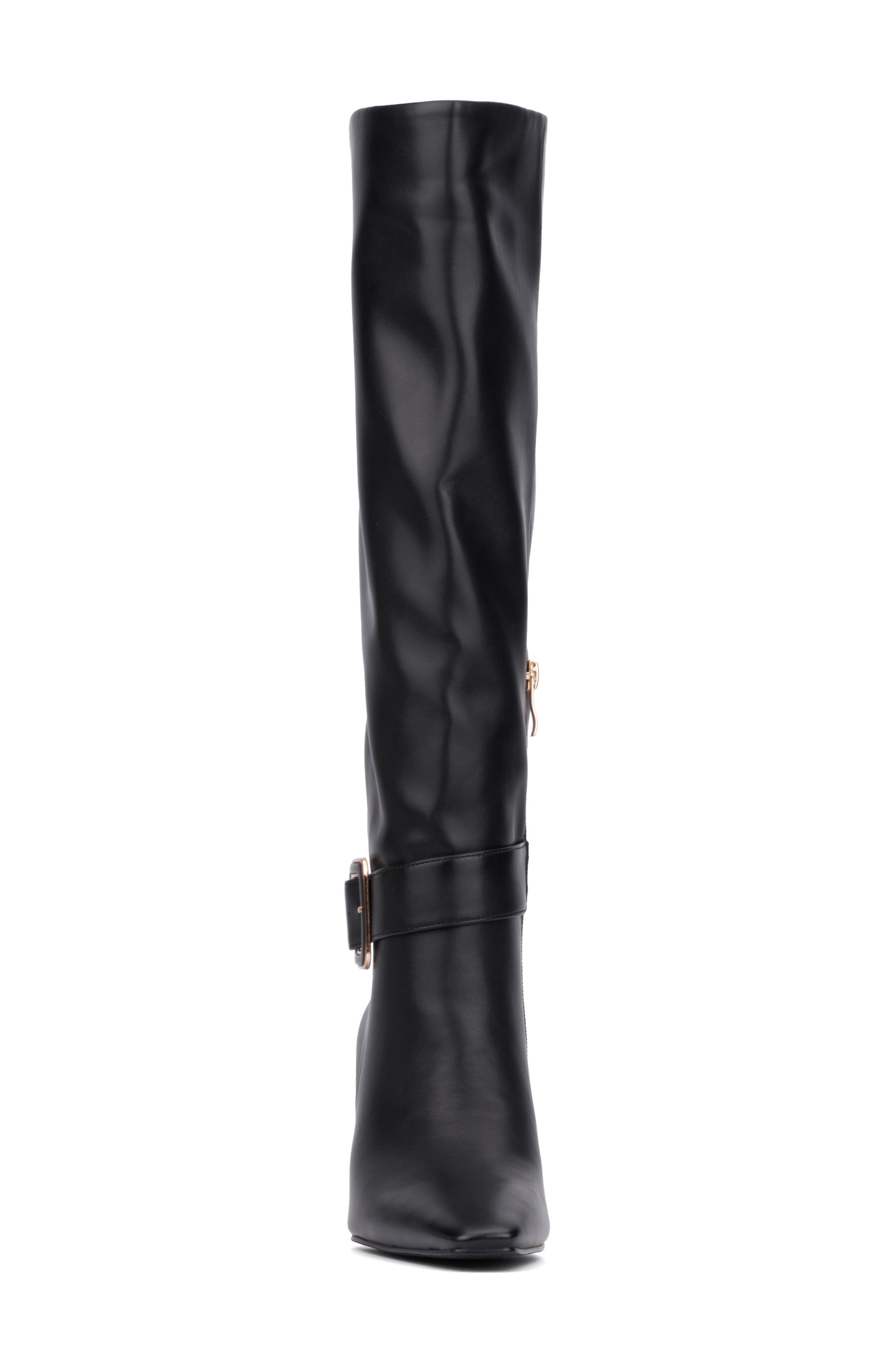 TORGEIS Tall Belt Boot, Alternate, color, Black