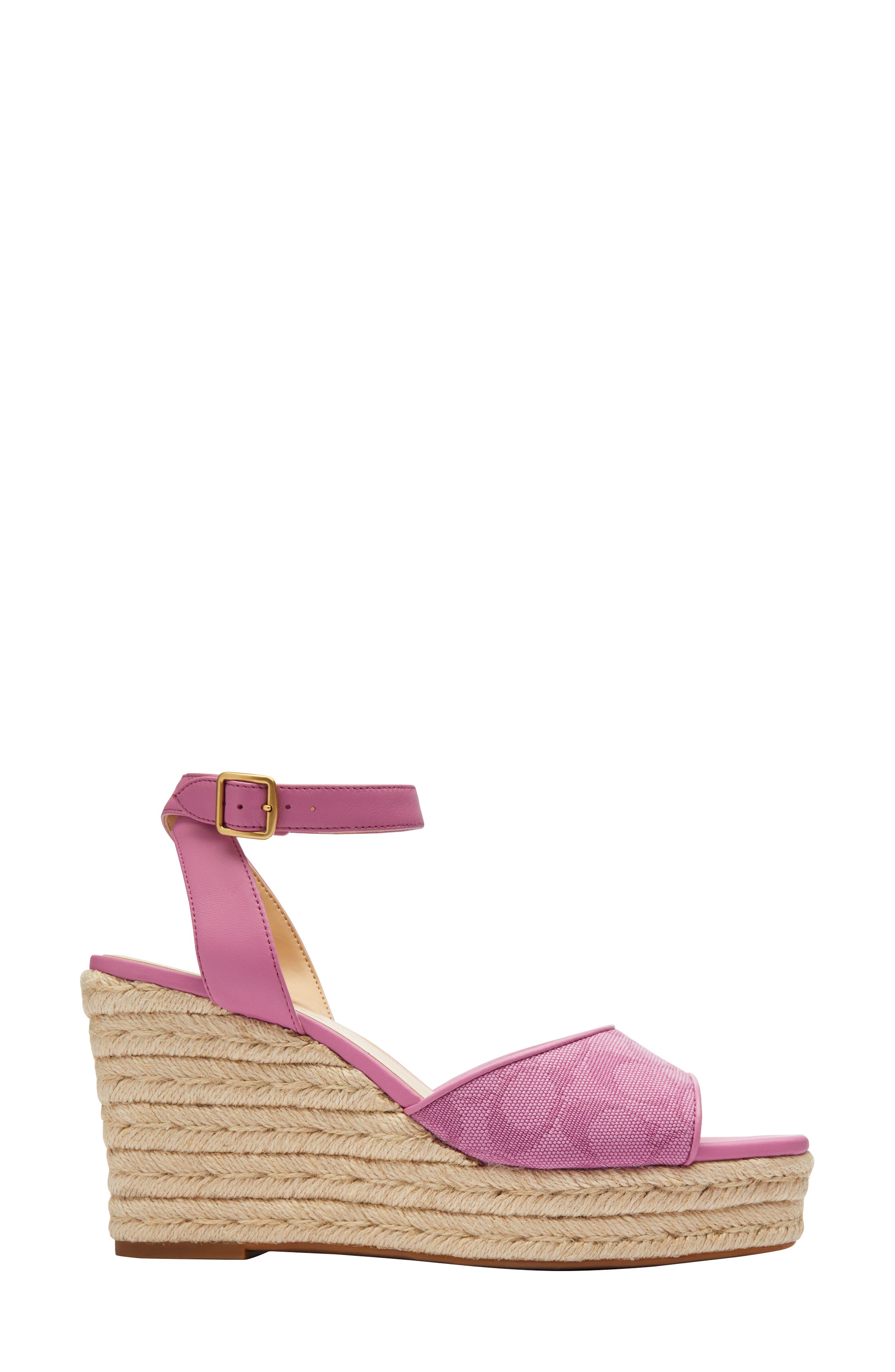 COACH Signature C Platform Wedge Sandal, Alternate, color, 
