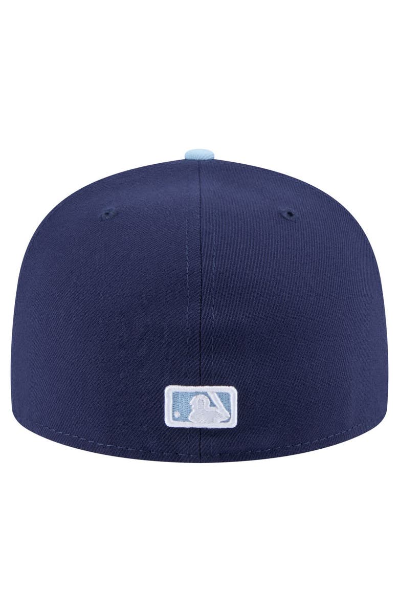 New Era Men's New Era Navy/Light Blue New York Mets Color Pack 2-Tone 59FIFTY Fitted Hat, Alternate, color, 