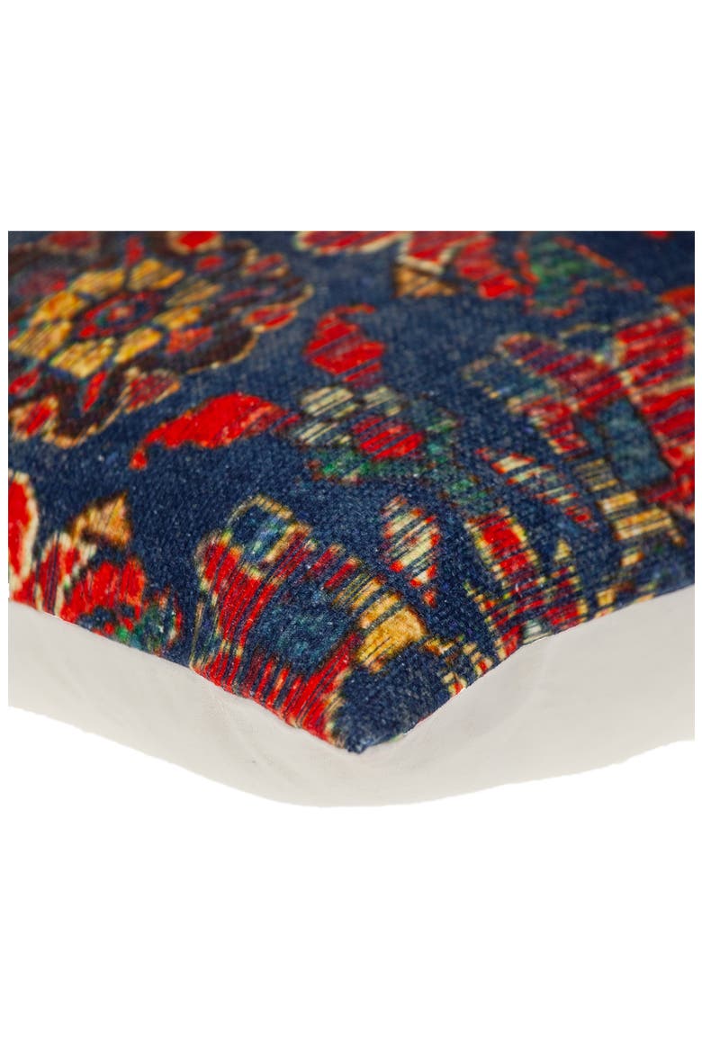 Tapestry Cotton Accent Pillow, Alternate, color, BLUE