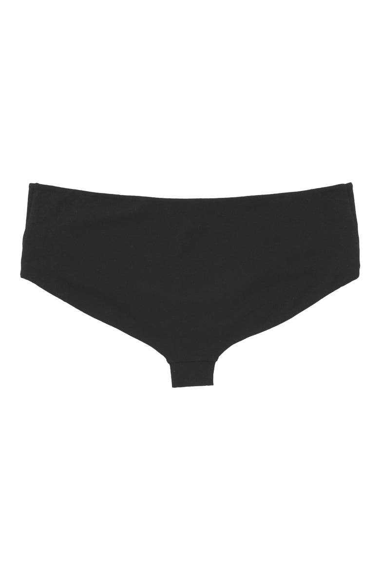 Feodora Stretch Silk Briefs, Alternate, color, BLACK