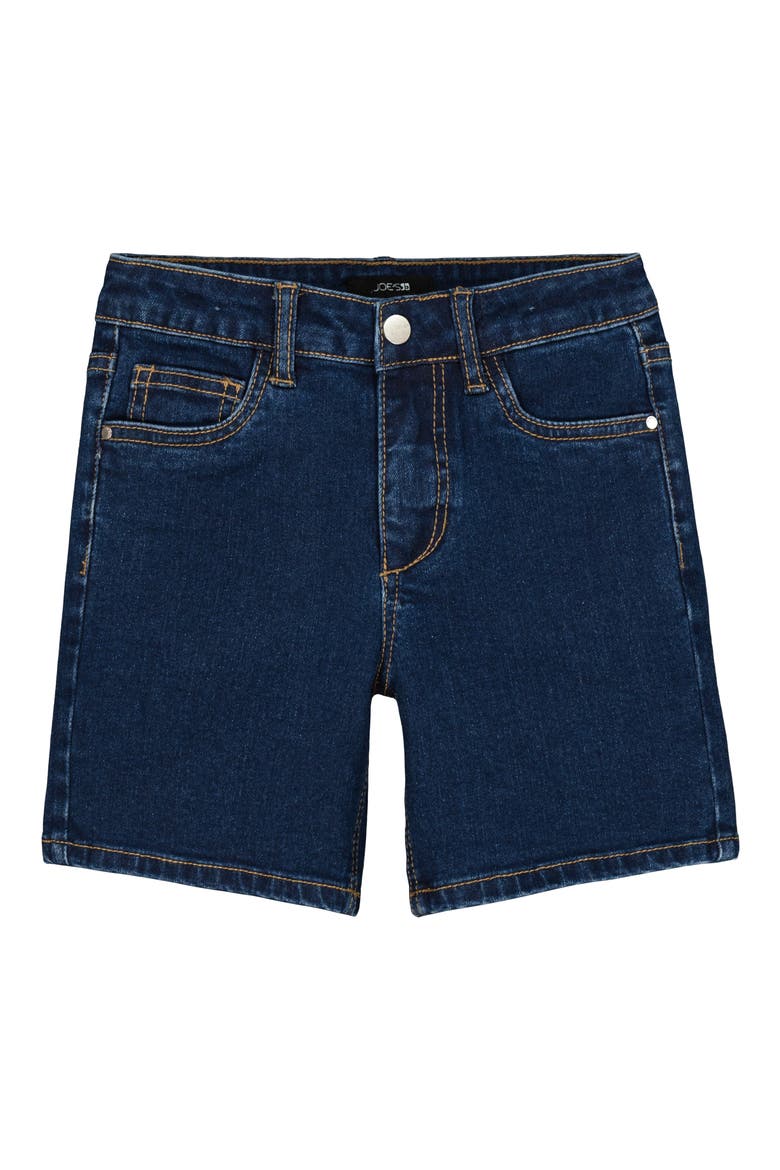Kids' Rebel Relaxed Fit Straight Leg Shorts, Main, color, DARK WASH