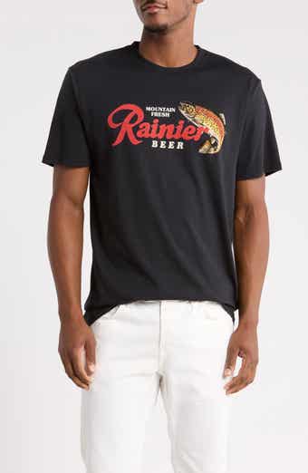 Rainier Brew Fish Cotton Graphic T-Shirt