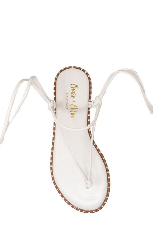 Chase & Chloe Chase And Chloe Studded Ankle Wrap Sandal
