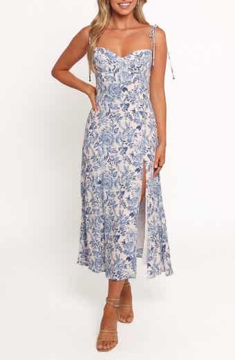 Petal & Pup Azura Floral Tie Strap Maxi Dress