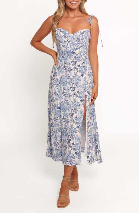 Petal & Pup Azura Floral Tie Strap Maxi Dress