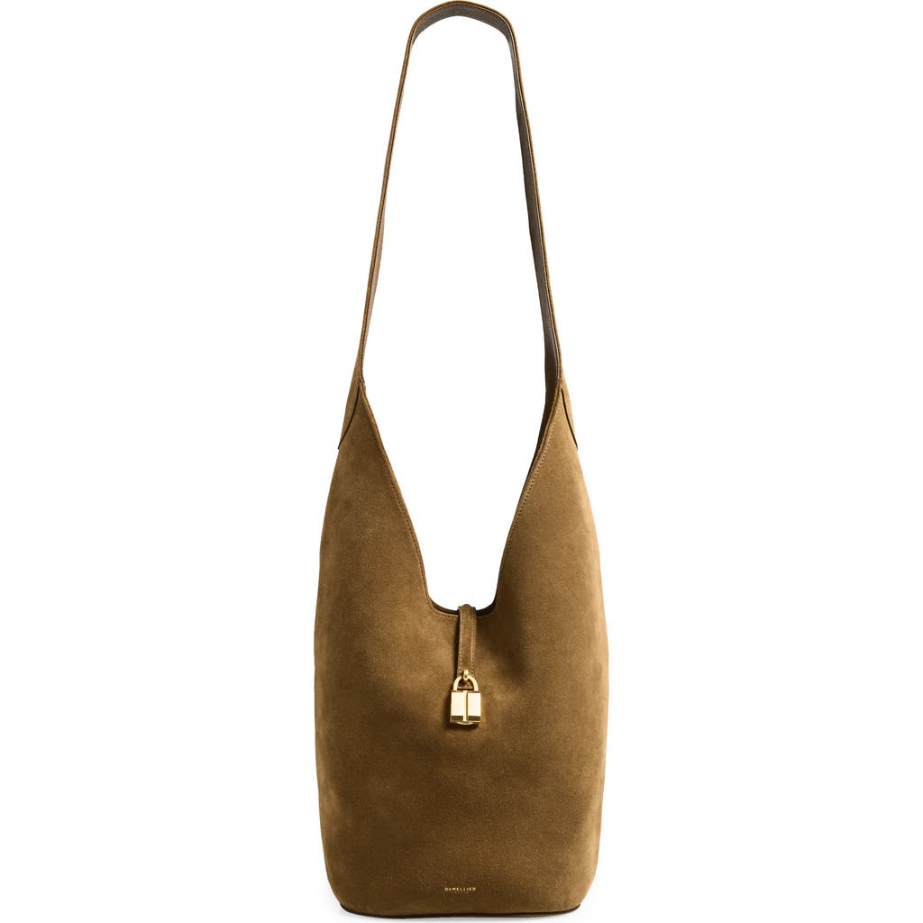 Demellier The Siena Suede Crossbody Bag In Tobacco