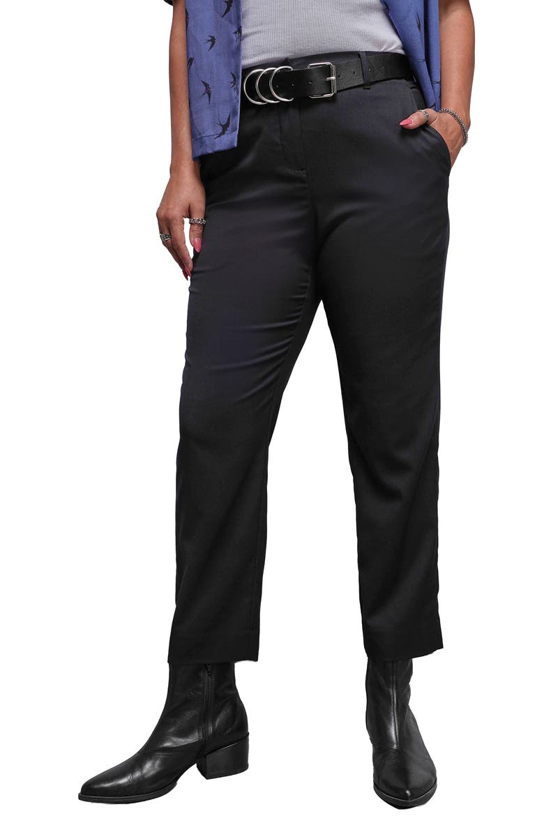 The Empower Slim Crop Pant, Main, color, BLACK