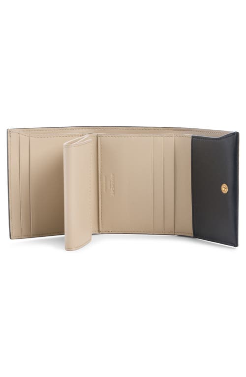 Givenchy Mini Day Leather Trifold Wallet In Black