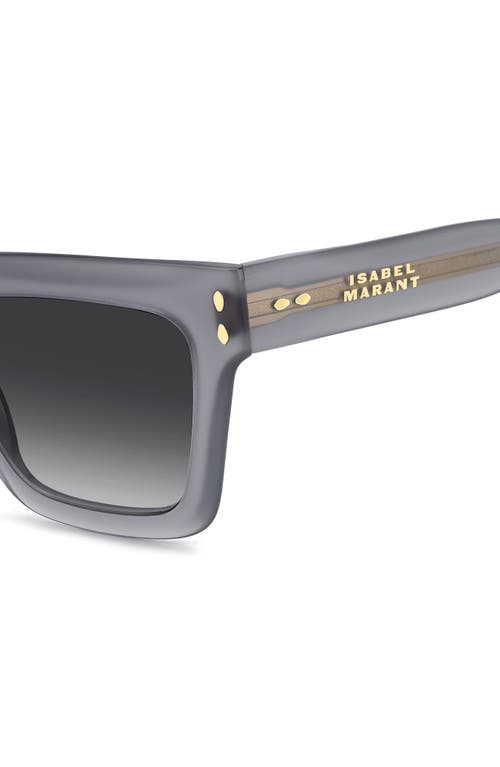 ISABEL MARANT ISABEL MARANT 53MM GRADIENT RECTANGULAR SUNGLASSES