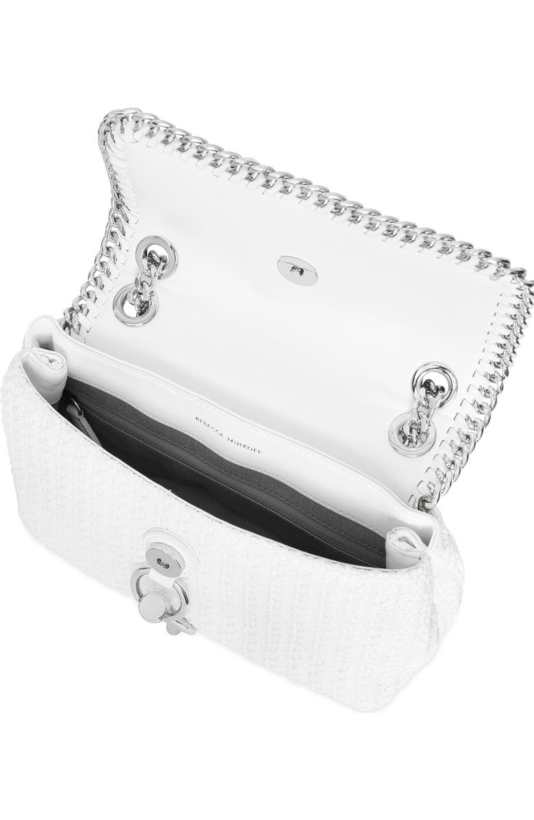 Rebecca Minkoff Edie Whipstitch & Chain Faux Leather Crossbody, Alternate, color,