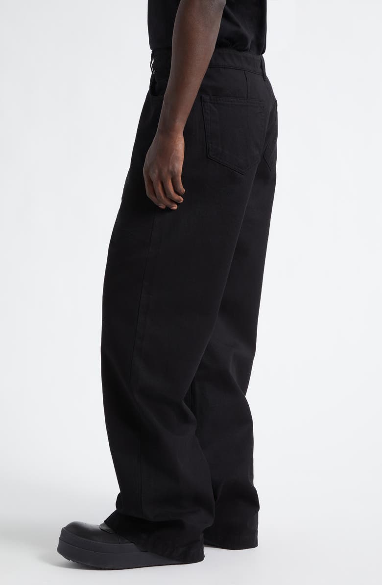 Rick Owens DRKSHDW Geth Five-Pocket Wide Leg Jeans, Alternate, color, Black