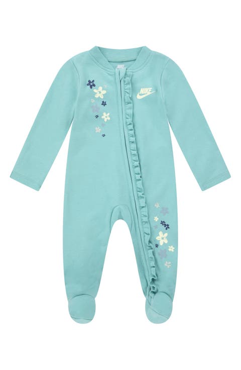 Fresh Cut Ruffle Long Sleeve Footie (Baby)