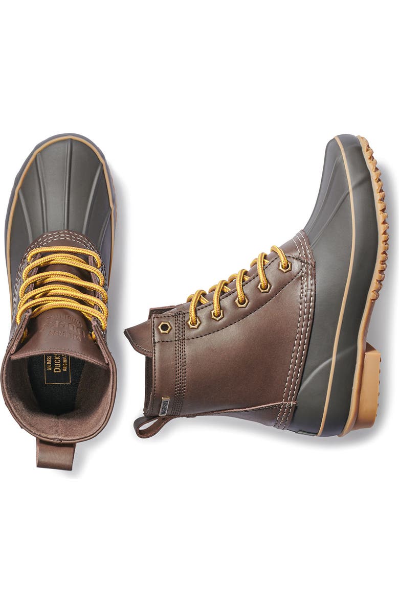 G.H.BASS Eastport Duck Boot, Alternate, color, Brown