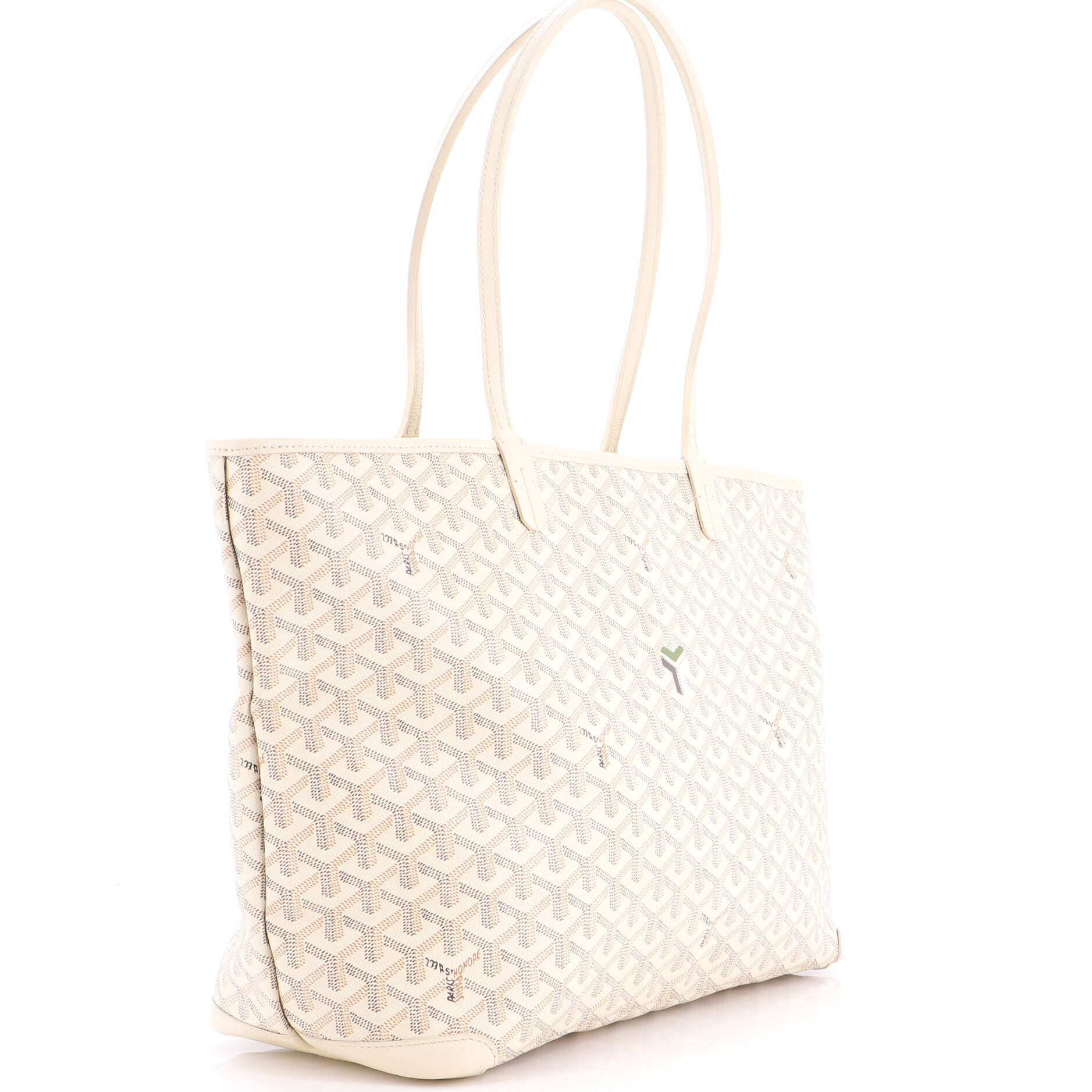 Pre-Owned Goyard Artois Tote Coated Canvas MM, Alternate, color, Neutral