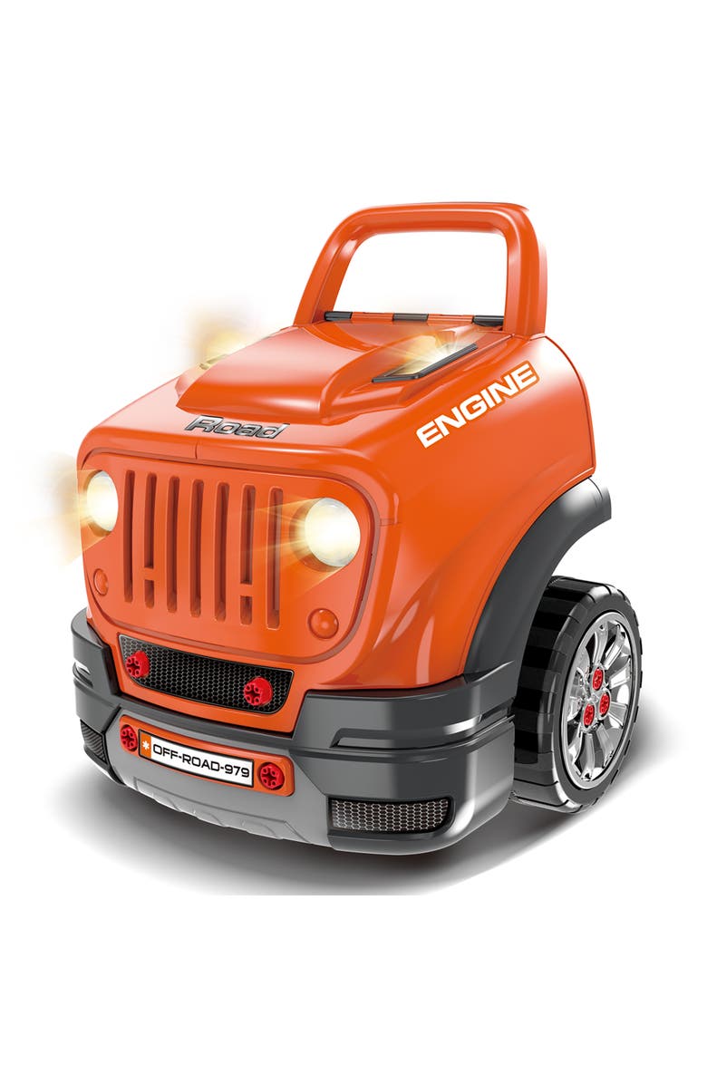 THE BUBBLE FACTORY Atv Car Mechanic Engine Workshop (Orange) Cool Take Apart And Rebuild Engine, Main, color, Orange