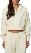 Good For Nothing Essential Cropped Zip Hoodie