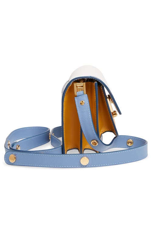 Marni Small Trunk Colorblock Leather Shoulder Bag