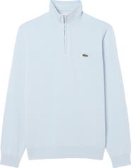 Lacoste Regular Fit Quarter Zip Sweater