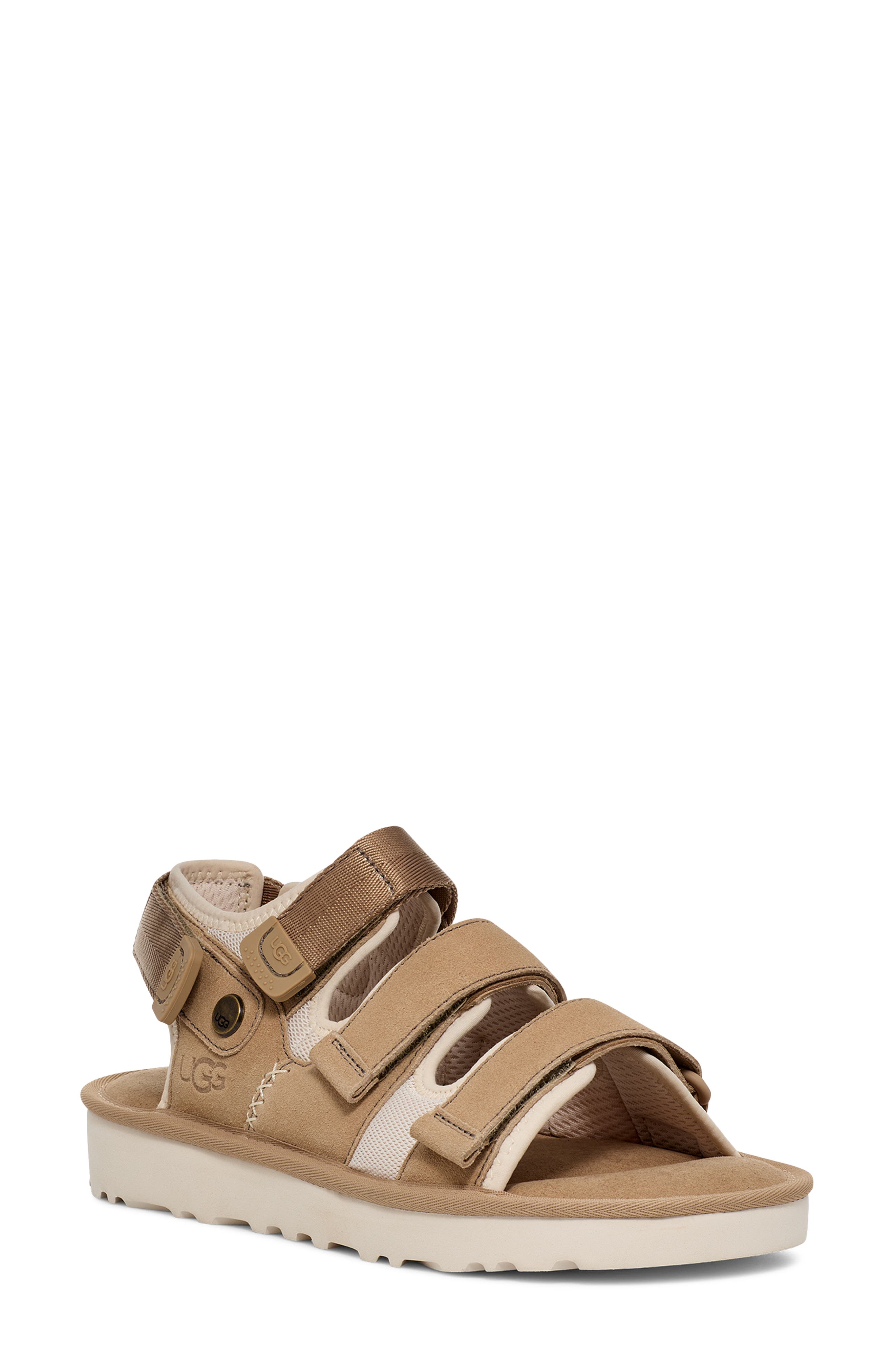 UGG<sup>®</sup> Goldencoast Multistrap Sandal, Main, color, Sand