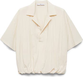 Puffed Cropped Shirt