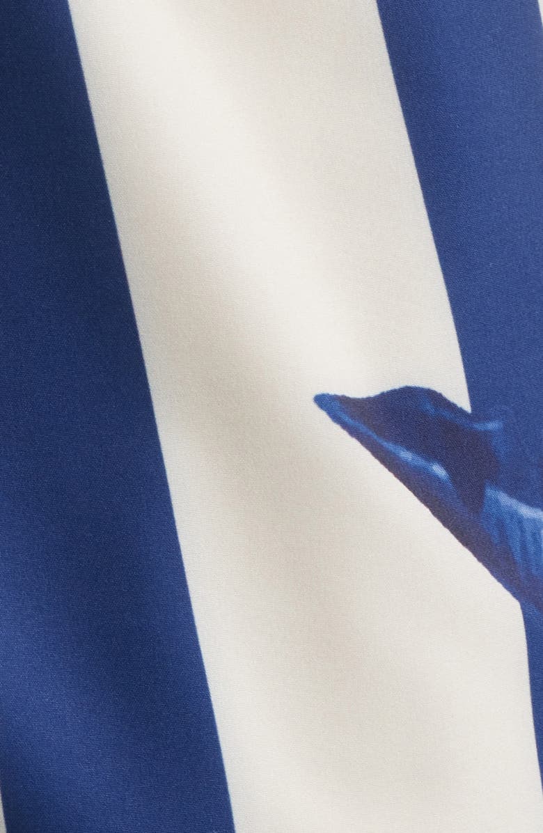 MAVRANS Blue Palm Swim Trunks, Alternate, color, 