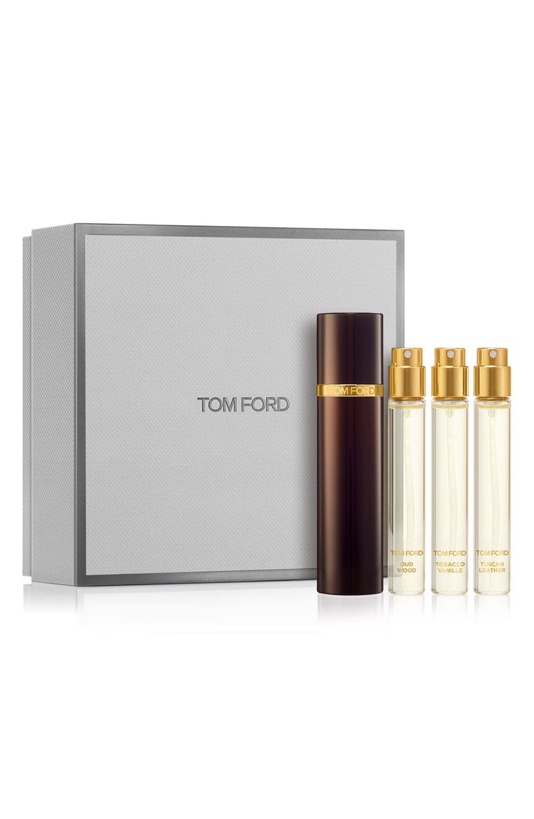 TOM FORD Private Blend Classics Travel Fragrance Set & Atomizer USD $195 Value, Main, color,