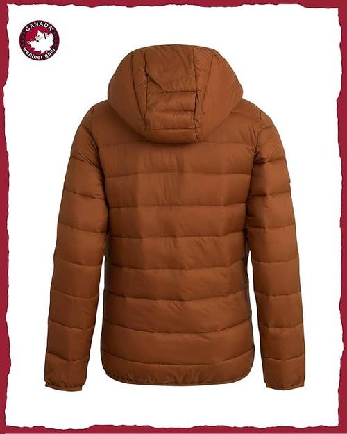 Canada Weather Gear Boys' Lightweight Packable Puffer Jacket In Brown