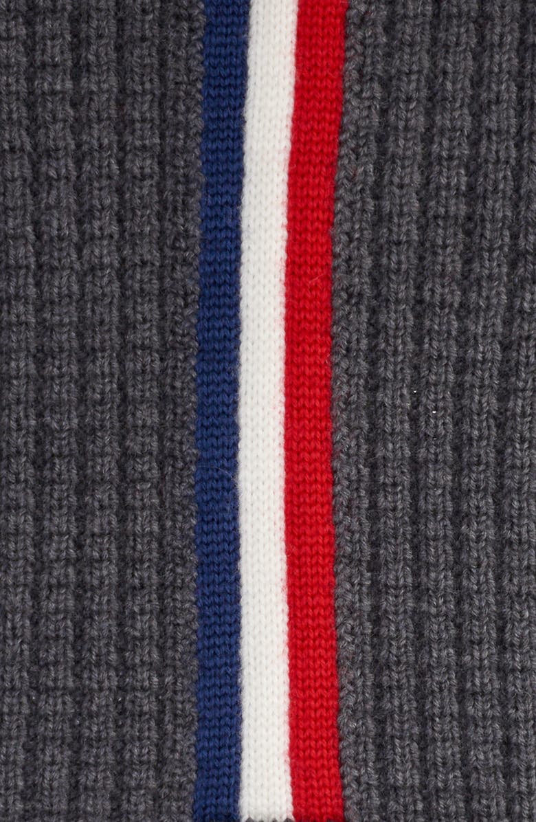 Moncler Stripe Wool Beanie, Alternate, color,