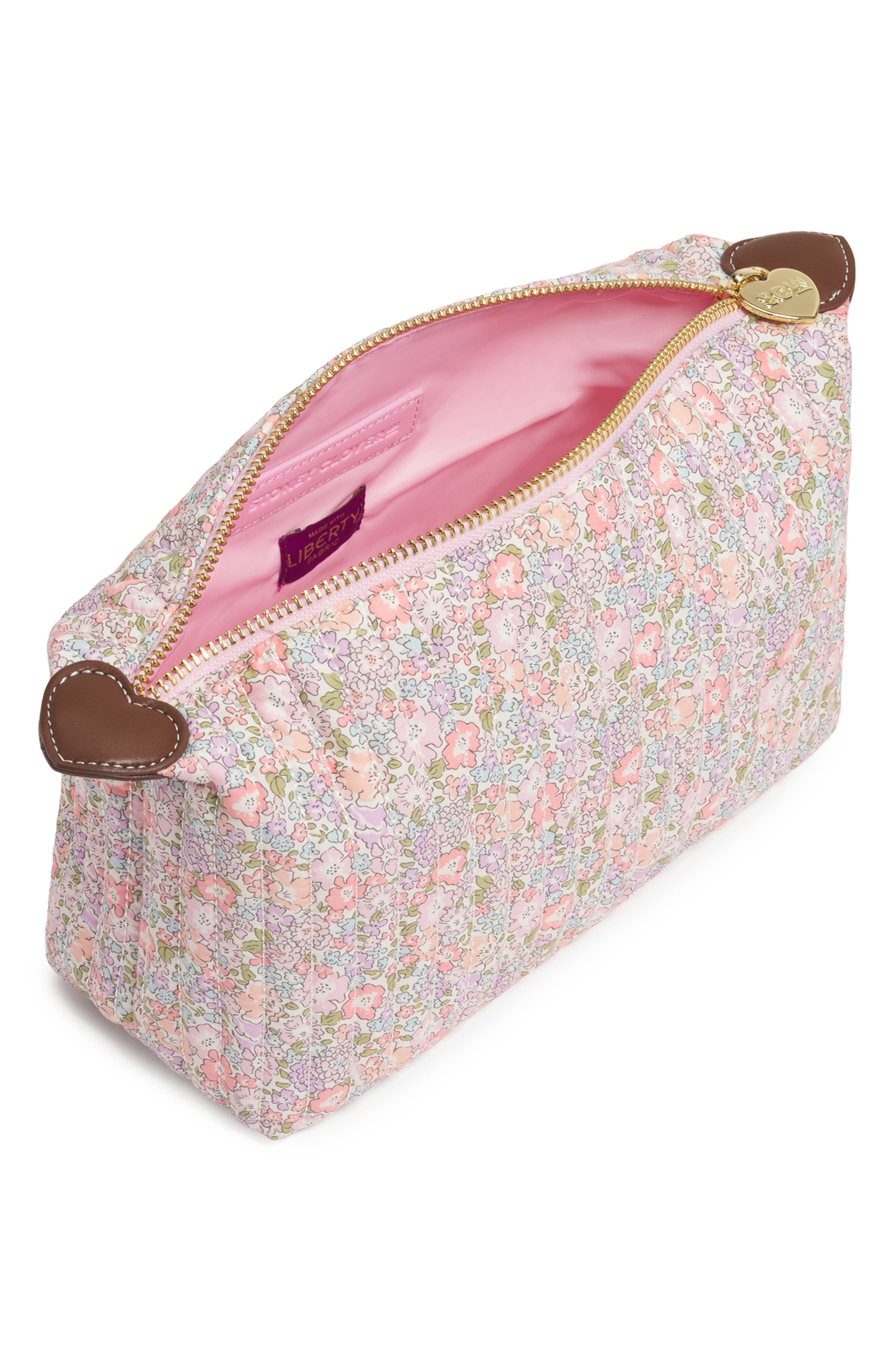 Stoney Clover Lane x Liberty Large Quilted Cotton Pouchette, Alternate, color, Michelle