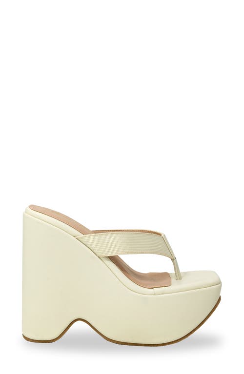 CHASE & CHLOE CHASE AND CHLOE ASTRA PLATFORM WEDGE SANDAL