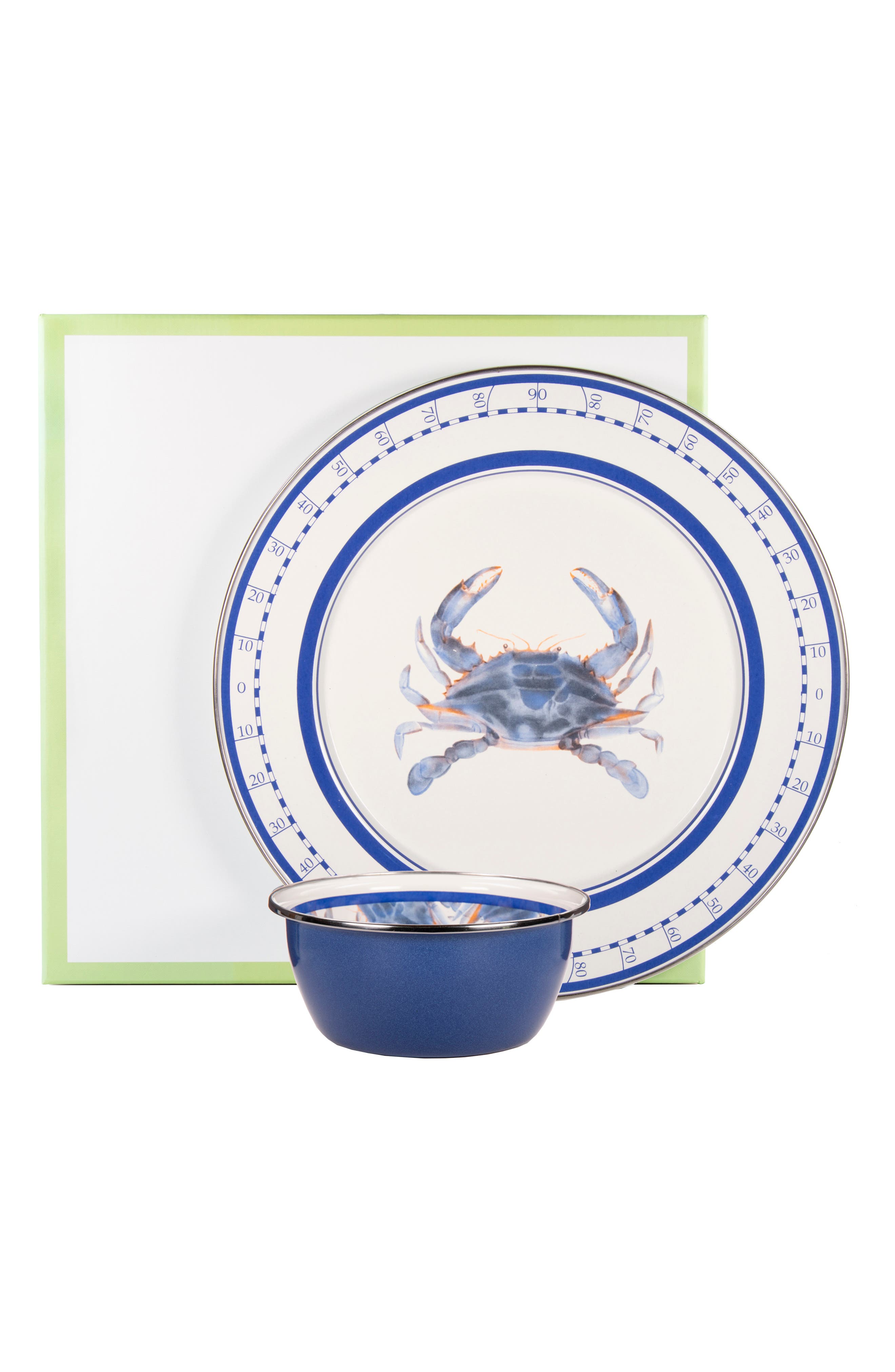Golden Rabbit Blue Crab Platter & Dip Bowl Set | Nordstrom